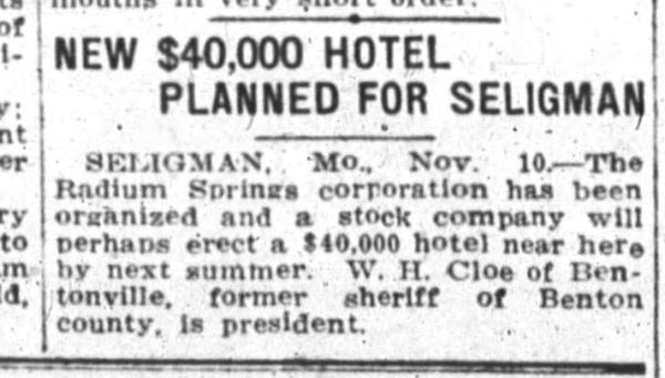 Radium Springs Hotel